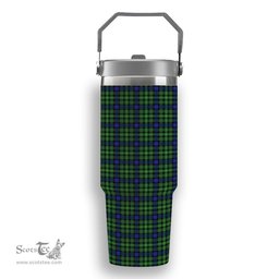 ScotsTee Shop Scottish Rollo SC Tartan Flip Straw Tumbler 20oz 30oz