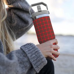 ScotsTee Shop Scottish McBean Modern Tartan Flip Straw Tumbler 20oz 30oz