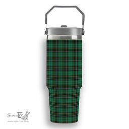 ScotsTee Shop Scottish MacAlpin Ancient Tartan Flip Straw Tumbler 20oz 30oz