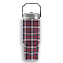 ScotsTee Shop Scottish McDonald Dress Irish Ancient Tartan Flip Straw Tumbler 20oz 30oz