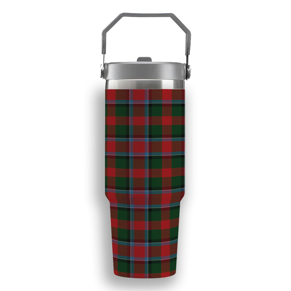ScotsTee Shop Scottish Thomson Mackinlay Tartan Flip Straw Tumbler 20oz 30oz