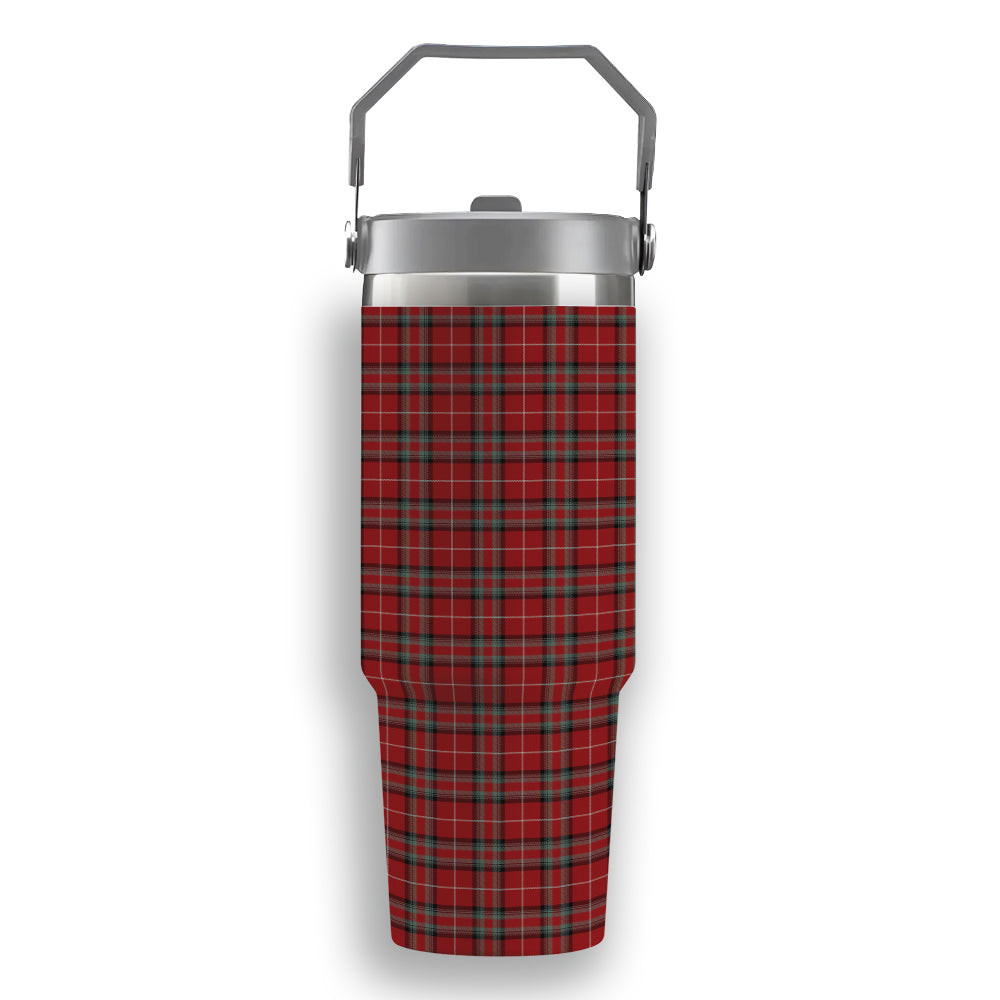 ScotsTee Shop Scottish Stuart of Bute Tartan Flip Straw Tumbler 20oz 30oz
