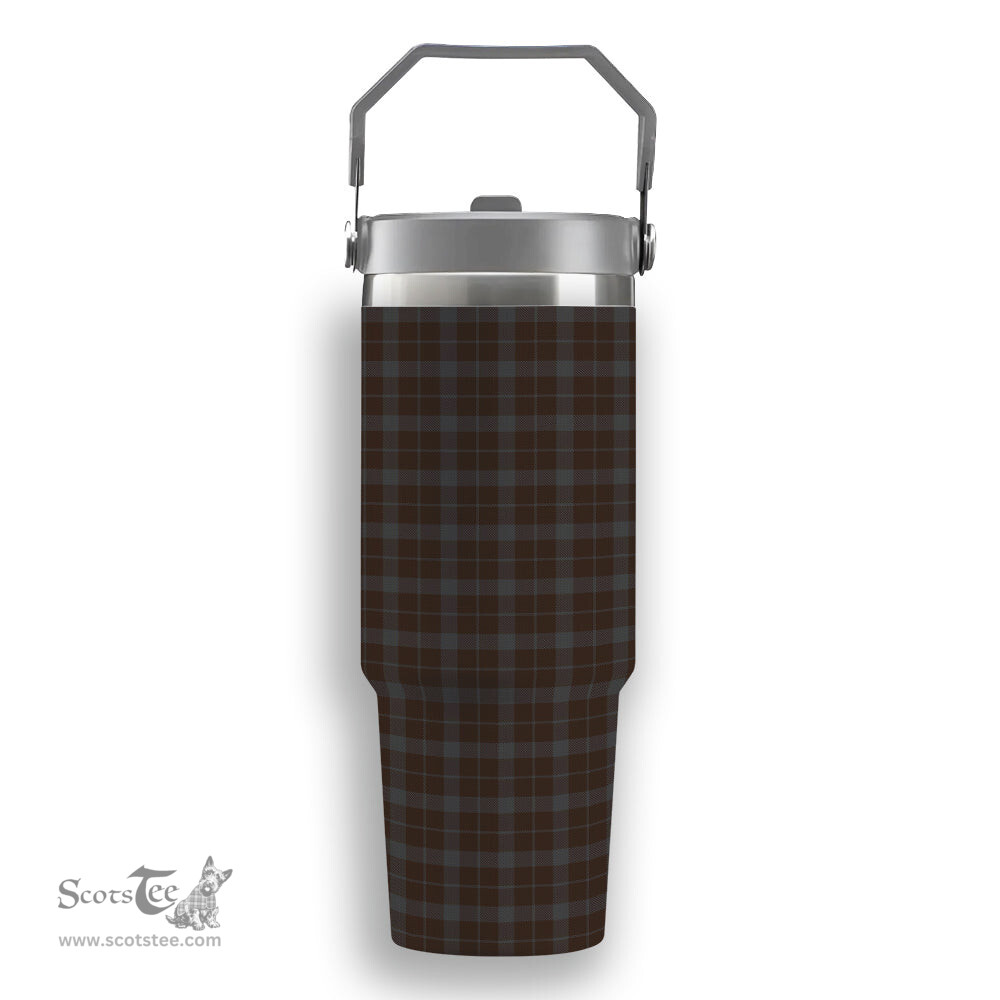ScotsTee Shop Scottish Outlander 5 Tartan Flip Straw Tumbler 20oz 30oz