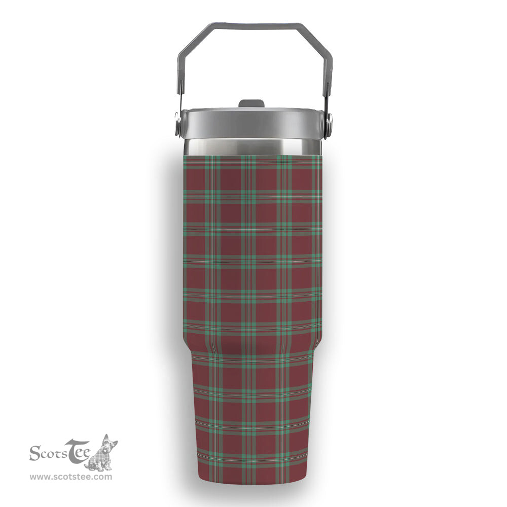 ScotsTee Shop Scottish MacGregor Hunting Ancient Tartan Flip Straw Tumbler 20oz 30oz