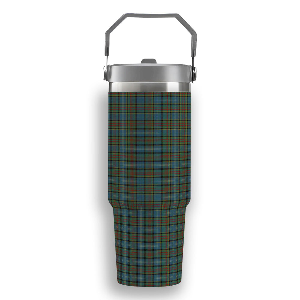 ScotsTee Shop Scottish Pasley Tartan Flip Straw Tumbler 20oz 30oz
