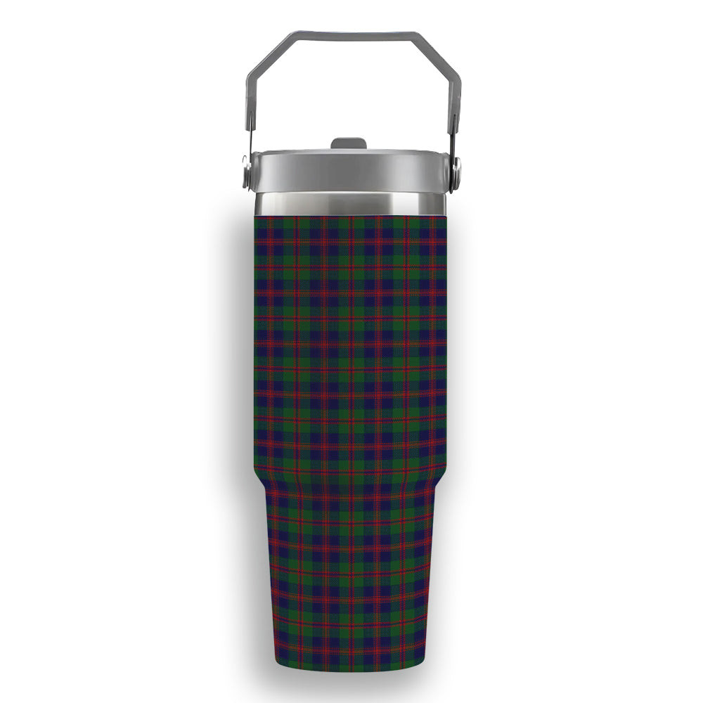 ScotsTee Shop Scottish Robertson Struan Tartan Flip Straw Tumbler 20oz 30oz