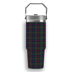 ScotsTee Shop Scottish Robertson Struan Tartan Flip Straw Tumbler 20oz 30oz