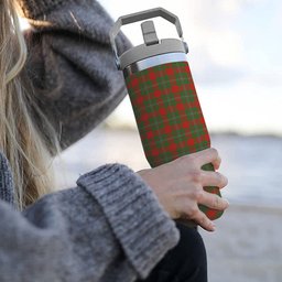 ScotsTee Shop Scottish Strang Ancient Tartan Flip Straw Tumbler 20oz 30oz