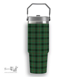 ScotsTee Shop Scottish MacArthur-Fox Modern Tartan Flip Straw Tumbler 20oz 30oz