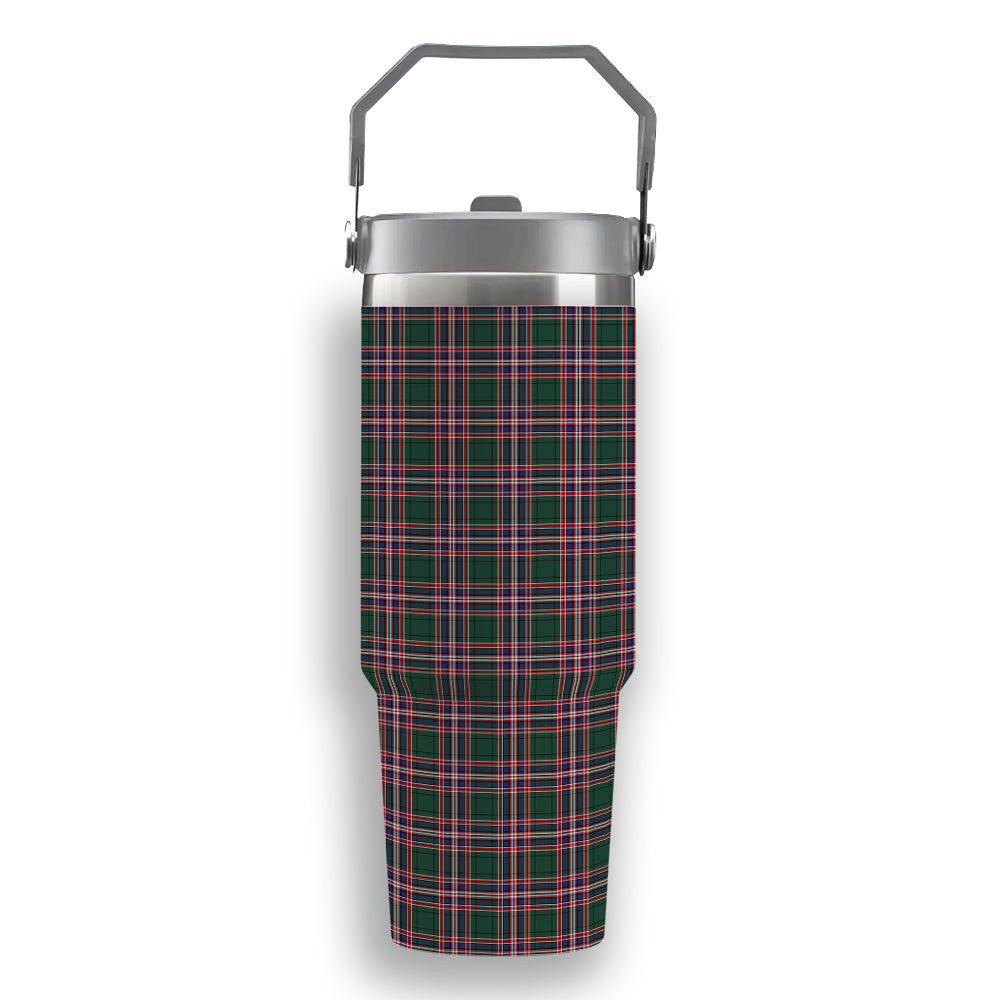 ScotsTee Shop Scottish McFarland Hunting Modern Tartan Flip Straw Tumbler 20oz 30oz