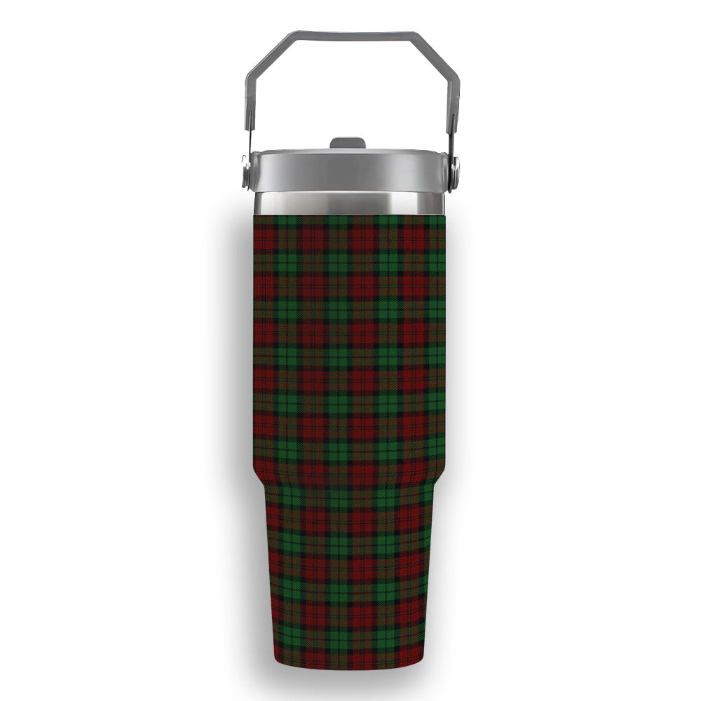 ScotsTee Shop Scottish MacCormick Dress Tartan Flip Straw Tumbler 20oz 30oz