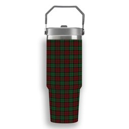 ScotsTee Shop Scottish MacCormick Dress Tartan Flip Straw Tumbler 20oz 30oz