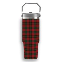 ScotsTee Shop Scottish MacQuarrie 7 Tartan Flip Straw Tumbler 20oz 30oz