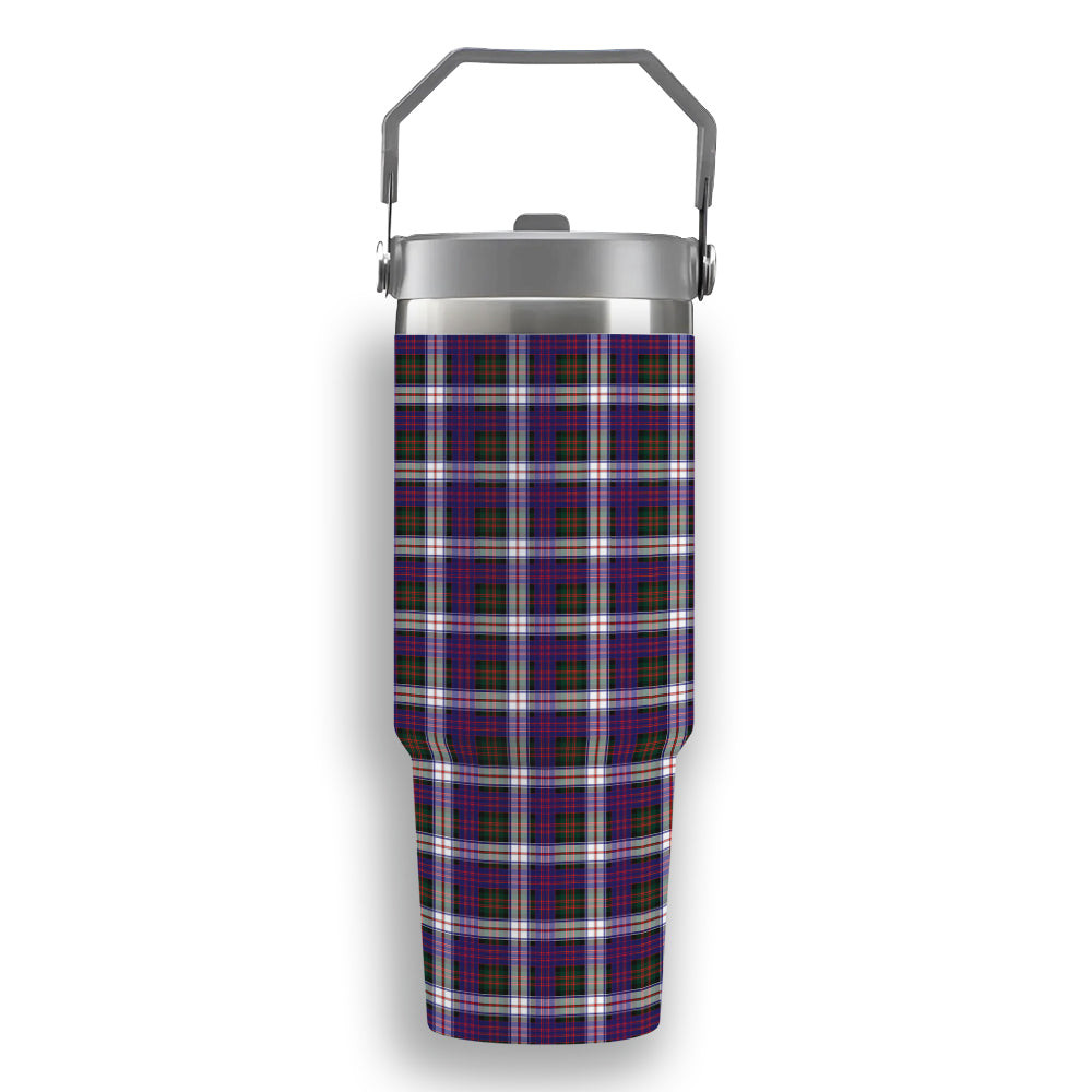 ScotsTee Shop Scottish MacDonald Dress Modern SC Tartan Flip Straw Tumbler 20oz 30oz