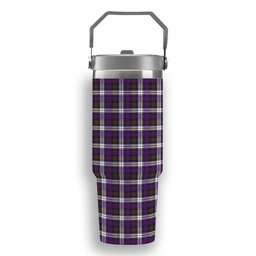 ScotsTee Shop Scottish MacDonald Dress Modern SC Tartan Flip Straw Tumbler 20oz 30oz