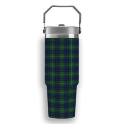 ScotsTee Shop Scottish Hamilton Hunting Tartan Flip Straw Tumbler 20oz 30oz