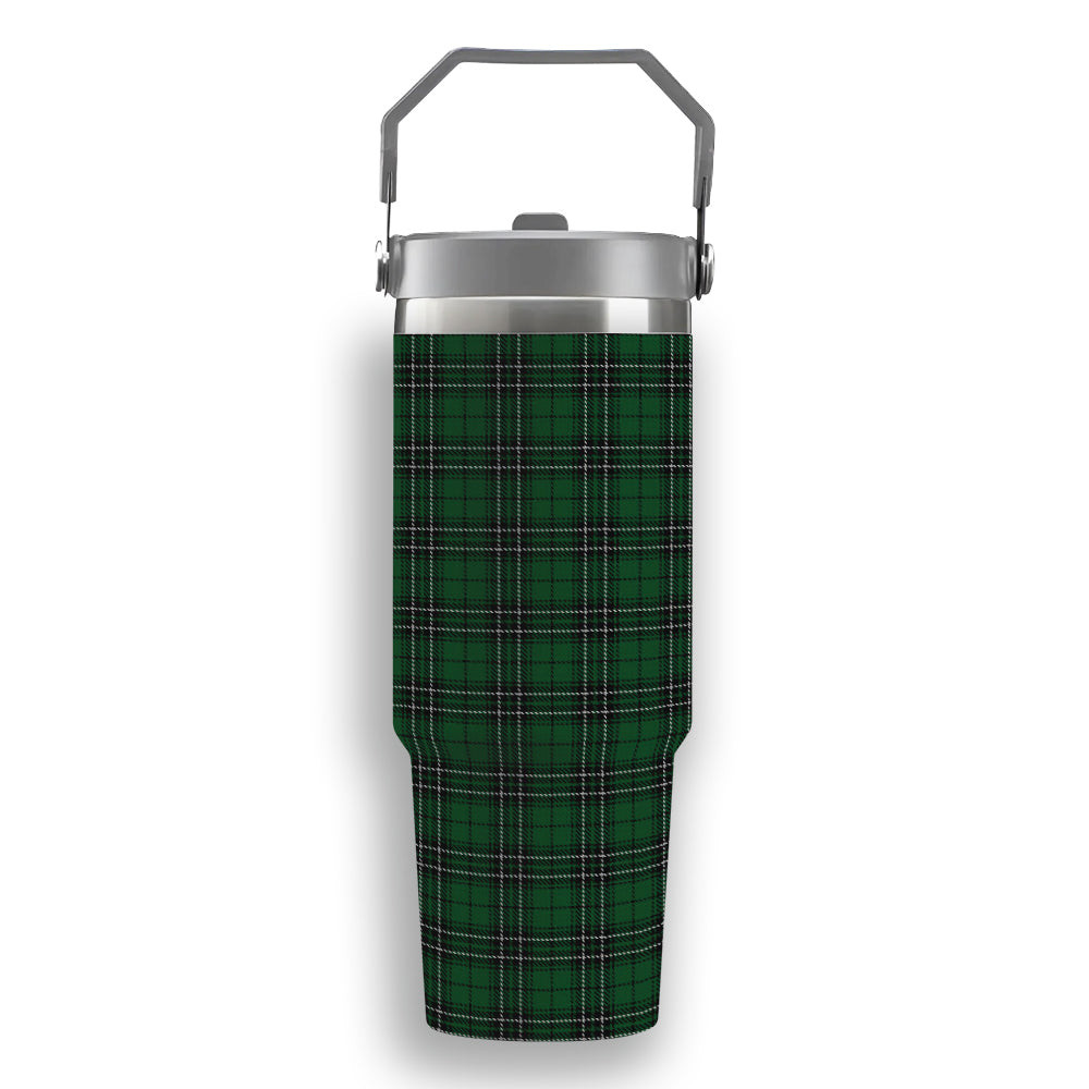 ScotsTee Shop Scottish McLean of Duart Hunting Tartan Flip Straw Tumbler 20oz 30oz