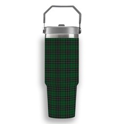 ScotsTee Shop Scottish McLean of Duart Hunting Tartan Flip Straw Tumbler 20oz 30oz