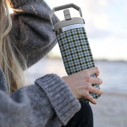 ScotsTee Shop Scottish Henderson Dress Tartan Flip Straw Tumbler 20oz 30oz