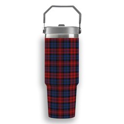 ScotsTee Shop Scottish MacLachlan Modern Tartan Flip Straw Tumbler 20oz 30oz