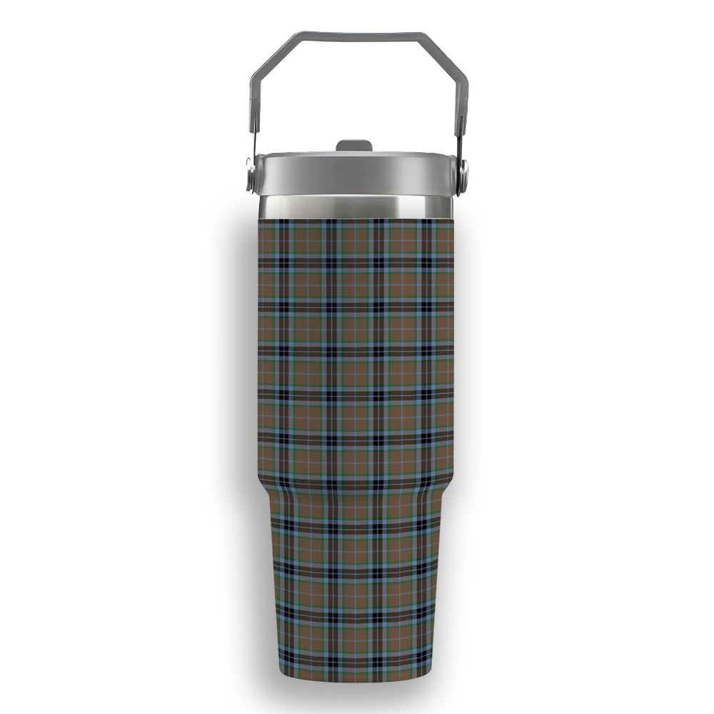 ScotsTee Shop Scottish McTavish Hunting Ancient Tartan Flip Straw Tumbler 20oz 30oz