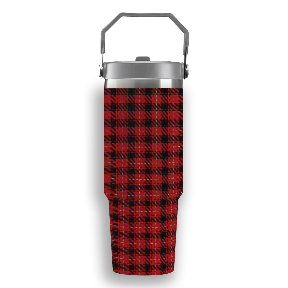 ScotsTee Shop Scottish McIvor Tartan Flip Straw Tumbler 20oz 30oz