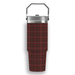 ScotsTee Shop Scottish MacKinnon 1810 Tartan Flip Straw Tumbler 20oz 30oz