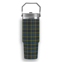 ScotsTee Shop Scottish MacLellan Ancient Tartan Flip Straw Tumbler 20oz 30oz