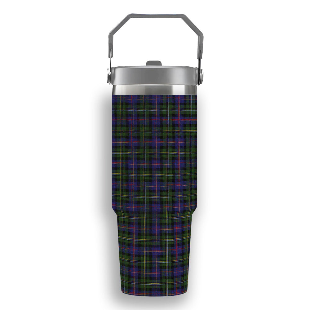ScotsTee Shop Scottish Malcolm 1840 Tartan Flip Straw Tumbler 20oz 30oz