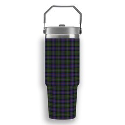 ScotsTee Shop Scottish Malcolm 1840 Tartan Flip Straw Tumbler 20oz 30oz