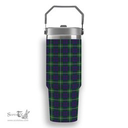 ScotsTee Shop Scottish McIntyre Hunting Modern Tartan Flip Straw Tumbler 20oz 30oz