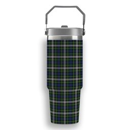 ScotsTee Shop Scottish Gordon Dress 2 Tartan Flip Straw Tumbler 20oz 30oz
