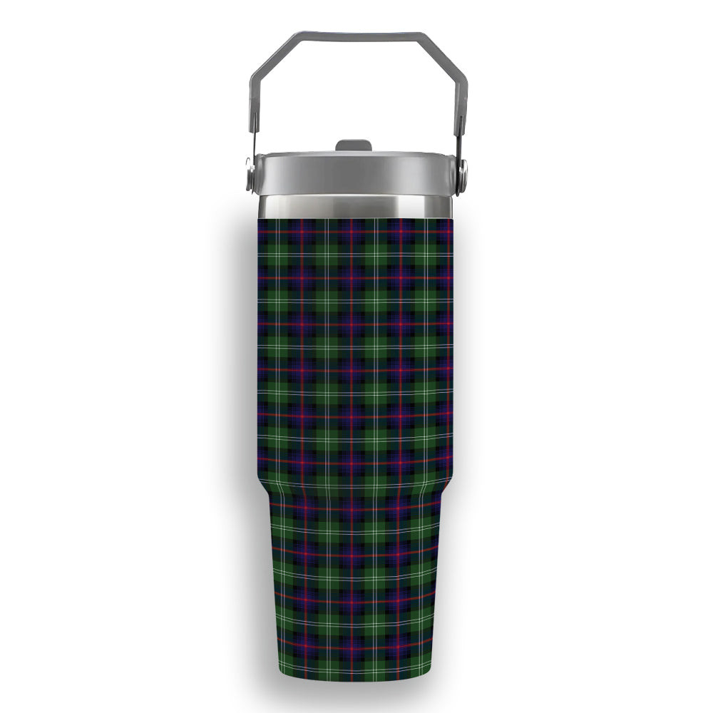 ScotsTee Shop Scottish Sutherland Modern Tartan Flip Straw Tumbler 20oz 30oz