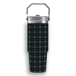 ScotsTee Shop Scottish Sutherland Modern Tartan Flip Straw Tumbler 20oz 30oz