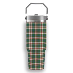 ScotsTee Shop Scottish Robertson Dress Ancient Tartan Flip Straw Tumbler 20oz 30oz