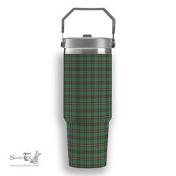 ScotsTee Shop Scottish McKinnon Hunting Ancient Tartan Flip Straw Tumbler 20oz 30oz