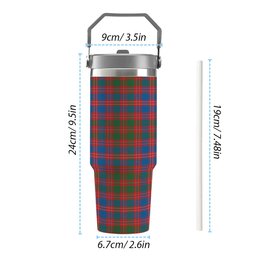 ScotsTee Shop Scottish McColl Old Ancient Tartan Flip Straw Tumbler 20oz 30oz