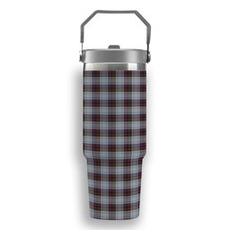 ScotsTee Shop Scottish MacDonald Dress 3 Tartan Flip Straw Tumbler 20oz 30oz