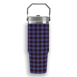 ScotsTee Shop Scottish Rutherford Tartan Flip Straw Tumbler 20oz 30oz