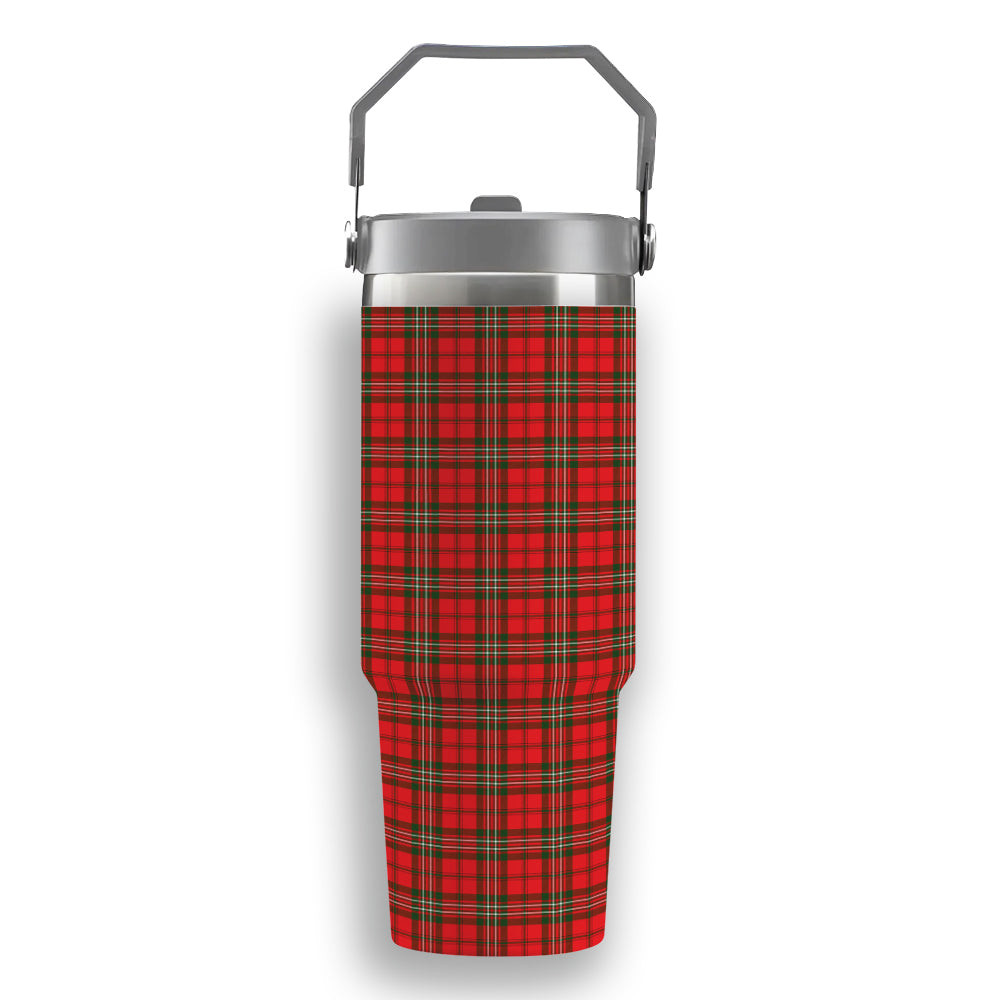 ScotsTee Shop Scottish Scott Modern Tartan Flip Straw Tumbler 20oz 30oz