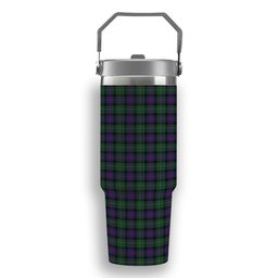 ScotsTee Shop Scottish MacCallum Tartan Flip Straw Tumbler 20oz 30oz