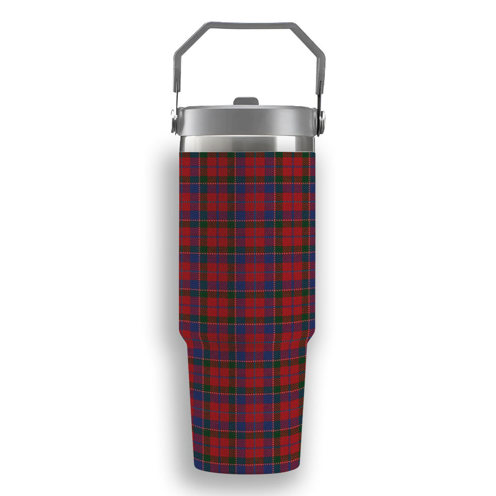 ScotsTee Shop Scottish MacDonald of Glenaladale Tartan Flip Straw Tumbler 20oz 30oz