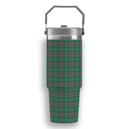 ScotsTee Shop Scottish Ralston USA Ancient Tartan Flip Straw Tumbler 20oz 30oz