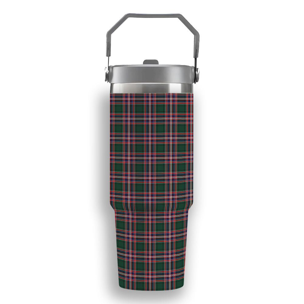 ScotsTee Shop Scottish MacFarlane Hunting Modern Tartan Flip Straw Tumbler 20oz 30oz