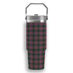 ScotsTee Shop Scottish MacFarlane Hunting Modern Tartan Flip Straw Tumbler 20oz 30oz