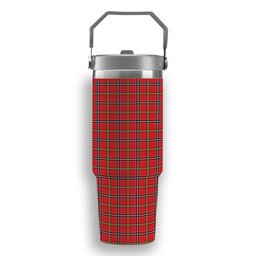 ScotsTee Shop Scottish Meldrum Dress Modern Tartan Flip Straw Tumbler 20oz 30oz