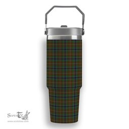 ScotsTee Shop Scottish MacLean of Kingairloch Tartan Flip Straw Tumbler 20oz 30oz
