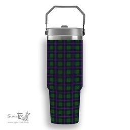 ScotsTee Shop Scottish Shaw Modern Tartan Flip Straw Tumbler 20oz 30oz