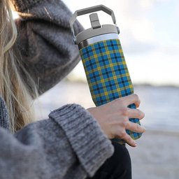 ScotsTee Shop Scottish Laing SC Tartan Flip Straw Tumbler 20oz 30oz