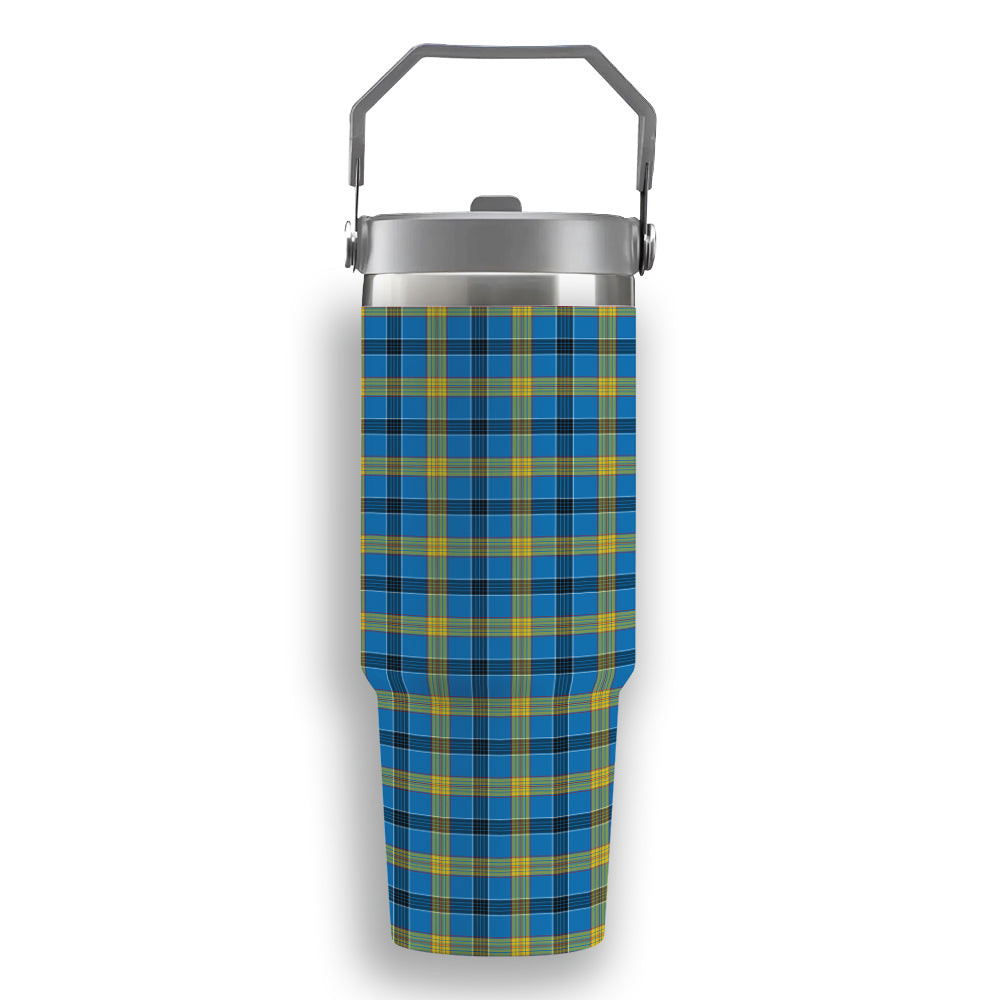 ScotsTee Shop Scottish Laing SC Tartan Flip Straw Tumbler 20oz 30oz